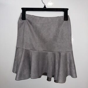 Aqua‎ Flared Peplum skirt Women's size XS Super Soft